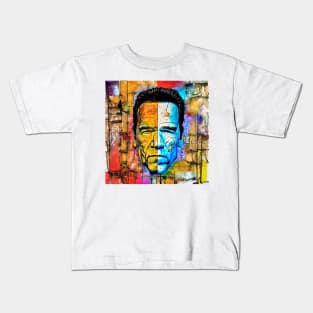 Cold and hot  portrait  of  Arnold Kids T-Shirt